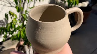 Pottery Successfully throwing and trimming a mug [upl. by Sukul]