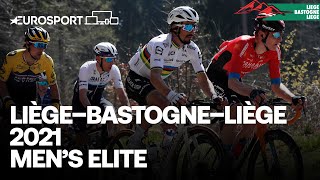 Liège–Bastogne–Liège 2021  Elite Men’s  Highlights  Cycling  Eurosport [upl. by Dieter]