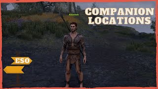 The Elder Scrolls Online Companion Quest Locations [upl. by Nigrom599]