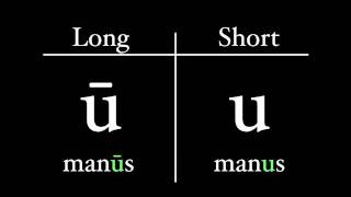 The Latin Alphabet  Vowel Pronunciation [upl. by Anavlis]