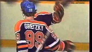 1980NHL  Edmonton  Toronto  Gretzky Scores 6 points [upl. by Anaitsirc227]