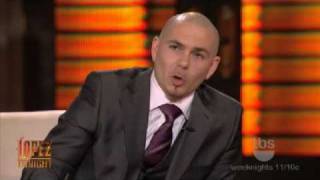 Lopez Tonight  Pitbull Interview  Who Is Pitbull [upl. by Nya]