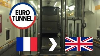 Eurotunnel Le Shuttle France To UK Full Journey On Coach [upl. by Iturk35]