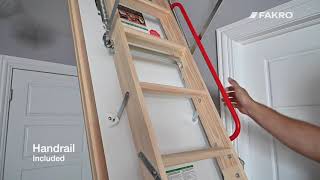 FAKRO LWT thermoinsulated attic ladder [upl. by Francoise403]