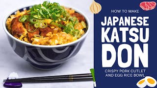 How to make Classic Japanese Katsudon from Scratch [upl. by Lieberman561]