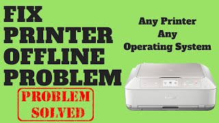 Fix Printer Offline Problem [upl. by Spiegel]