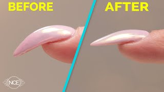 How To Correct a Strong Curved Nail [upl. by Annawal]