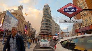 MADRID GRAN VIA — Spain España Walking Tour【4K】🇪🇸 [upl. by Ashwell]