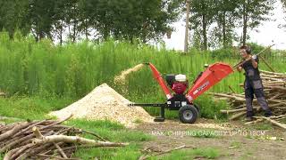 Small Wood Chipper Machine Manufacturer Portable Wood Chipper Supplier [upl. by Fording]