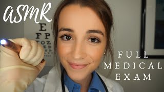 ASMR Roleplay  Full Medical Exam Whispered [upl. by Laehcimaj]