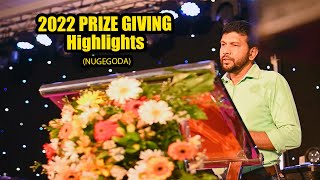 Prize Giving Highlights  Prasanna Baddewithana [upl. by Rosabel24]