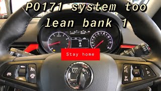 VauxhallOpel Corsa P0171 system too lean bank 1 [upl. by Gurl]