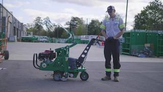 How to Use a Sod Cutter Operation amp Safety Tips  Sunbelt Rentals [upl. by Ardnosak]