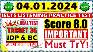 IELTS LISTENING PRACTICE TEST 2023 WITH ANSWERS  04012024 [upl. by Frerichs963]