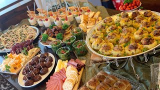 Party Appetizer Buffet Table  Galore Of Flavors [upl. by Areic610]