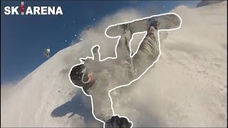 SNOWBOARDERS vs SKIERS 3 fights crashes and angry people [upl. by Faxen814]