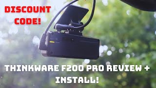 Thinkware F200 Pro FrontRear Dashcam Install amp Review F30F80 Chassis Guide [upl. by Asylem]