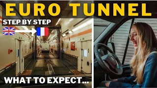 The Euro Tunnel  Step By Step Drive Through  WHAT TO EXPECT [upl. by Warthman]