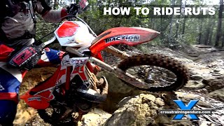 How to ride ruts on dirt bikes︱Cross Training Enduro [upl. by Kerk]