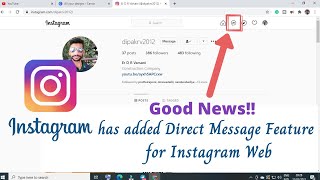 How to chat on Instagram Using Computer Desktop or PC  Direct message new feature on Instagram Web [upl. by Asare]