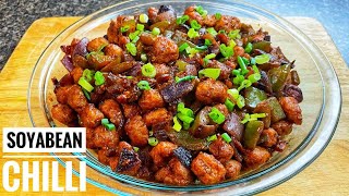 Soyabean Chilli RecipeSoybean Manchurian [upl. by Selrahc47]