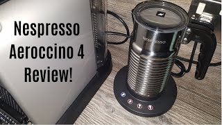 Nespresso Aeroccino 4 Milk Frother Review  Worth upgrading from the Aeroccino 3 [upl. by Llereg]