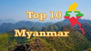 TOP 10 best places to visit in MYANMAR  Ultimate Travel Guide to Myanmar [upl. by Lenad]