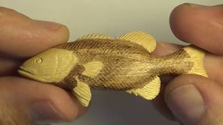 How to Carve a Fish Pendant from Wood [upl. by Sharma956]