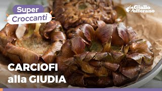 CARCIOFI ALLA GIUDIA  RICETTA ORIGINALE [upl. by Rashidi]