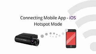 Thinkware F800F800PRO Connecting the Mobile App  Hotspot iOS [upl. by Acila990]