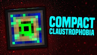 Minecraft Compact Claustrophobia  ENTERING A GLITCHED MACHINE 13 Modded Questing Skyblock [upl. by Erhard]