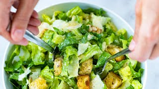 Perfect Caesar Salad Recipe [upl. by Sivrep555]