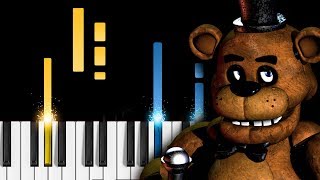 Five Nights at Freddys Song  EASY Piano Tutorial  The Living Tombstone [upl. by Robinia]