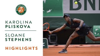 Karolina Pliskova vs Sloane Stephens  Round 2 Highlights I RolandGarros 2021 [upl. by Lrigybab]