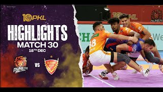 Match Highlights Puneri Paltan vs Dabang Delhi KC  December 18  PKL Season 10 [upl. by Omrelliug982]