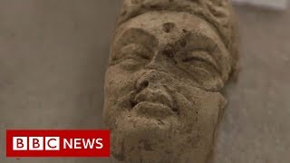 Afghanistans destroyed Buddhas to return  BBC News [upl. by Nwadahs317]