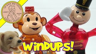 Large Z WindUps Mortimer Monkey Rogan Robot amp Christopher Soldier [upl. by Akilam84]