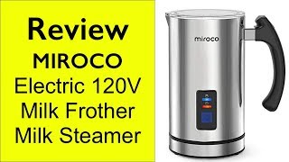 Review Miroco Milk Frother  How to make froth milk at home [upl. by Lyndsay]