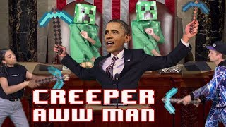 Creeper Aw Man by Obama  This Day in Minecraft History [upl. by Ailiec993]