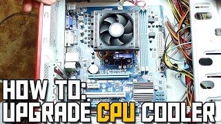 How to Upgrade CPU Cooler  How to Replace CPU Cooler or Heatsink [upl. by Laughry255]