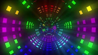 4K Abstract SciFi Tunnel VJ Motion Background  Neon Light Tunnel Free VJ Loops  4K VJ Loops [upl. by Aili]