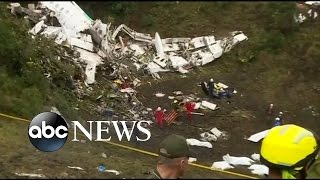 Brazilian Soccer Team in Deadly Plane Crash [upl. by Hoebart318]