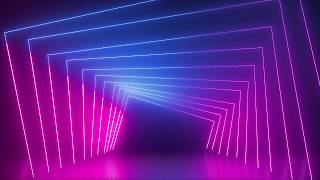 No Copyright Neon Lights Modern Animated Loop Background  Free Footage  Motion Made [upl. by Humble]