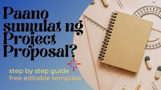 How to write a PROJECT PROPOSAL with free template  L3tz vLog [upl. by Repsac]