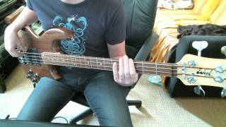 Soundgarden  Outshined Bass Cover [upl. by Ebarta652]