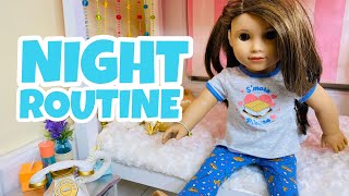 American Girl Night Routine With Joss  Girl of The Year [upl. by Nairim]