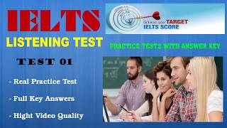 IELTS Listening Practice Tests with Answers and PDF File  Test 01 [upl. by Saenihp878]