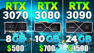 GeForce RTX 3070 vs RTX 3080 vs RTX 3090  Test in 9 Games [upl. by Oscar]