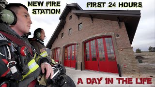 First 24 Hours in a New Fire Station  A Day in the Life [upl. by Kcira232]