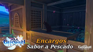 Genshin Impact Gameplay  Encargos Sabor a Pescado en Español [upl. by Latnahs]